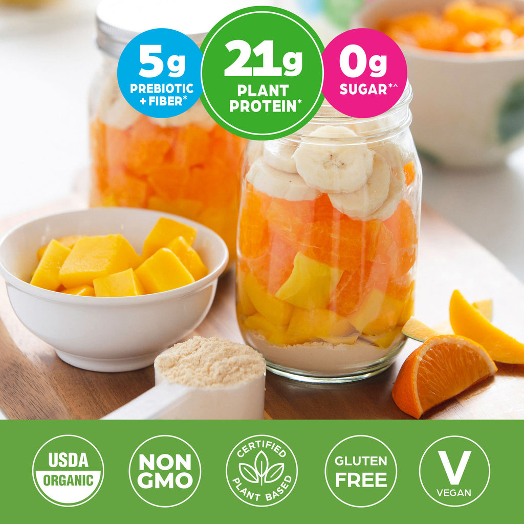 Orgain Organic Plant Based Protein Powder, Sweet Vanilla Bean (1X1.02 Lb  )