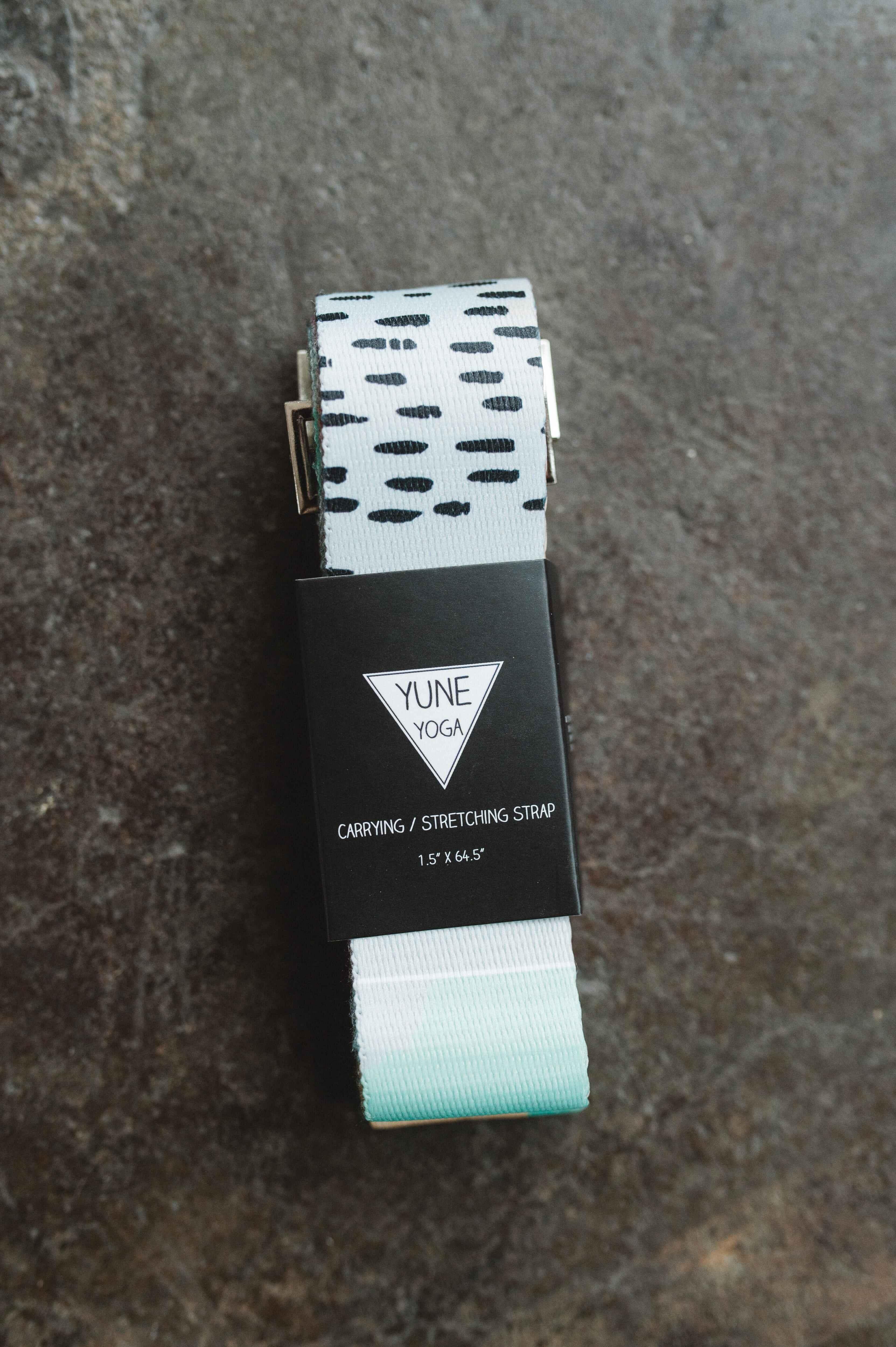 Hemlock Yoga Strap – Multicolor Stretching Strap w/ Metal Buckles | Yune Yoga